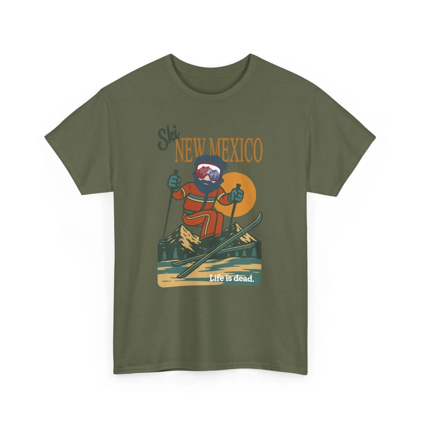 Ski New Mexico Retro Grateful Dead T-Shirt