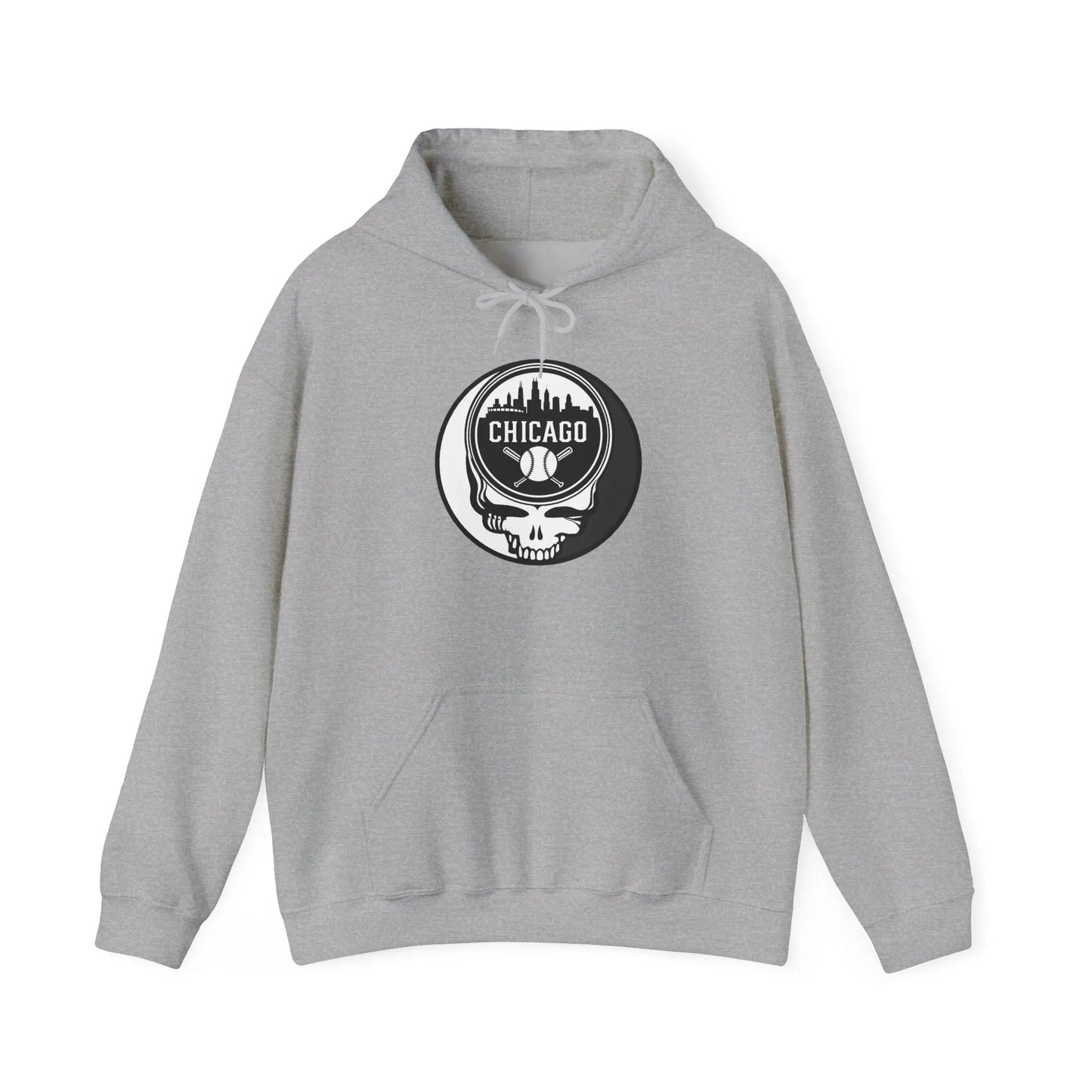 Chicago Baseball Edition Unisex Heavy Blend Hoodie Grateful Dead