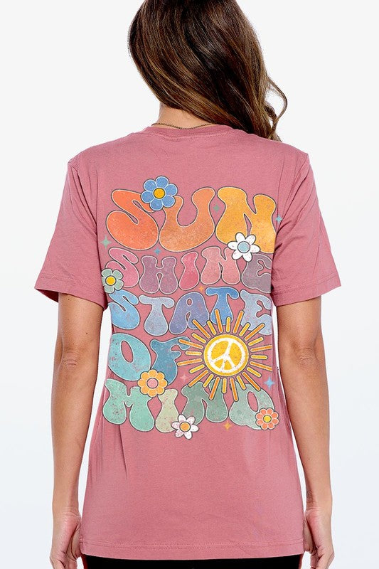 Sunshine State of Mind Back Graphic T Shirts