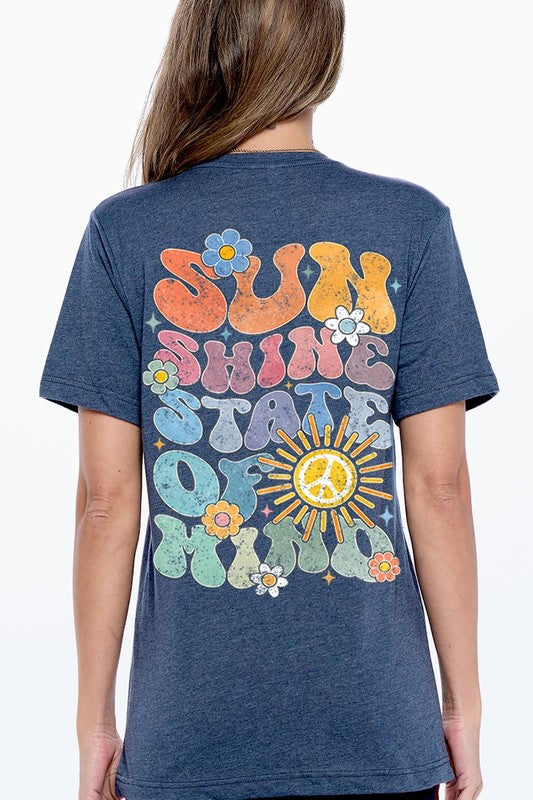 Sunshine State of Mind Back Graphic T Shirts