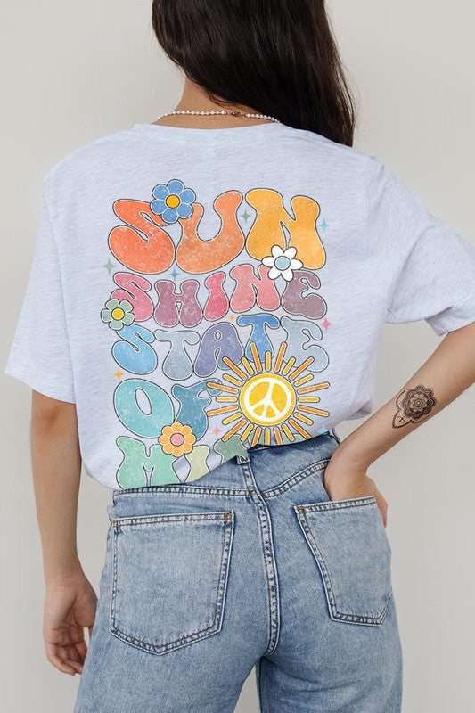 Sunshine State of Mind Back Graphic T Shirts