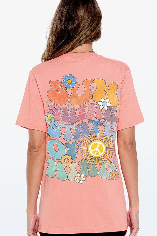 Sunshine State of Mind Back Graphic T Shirts