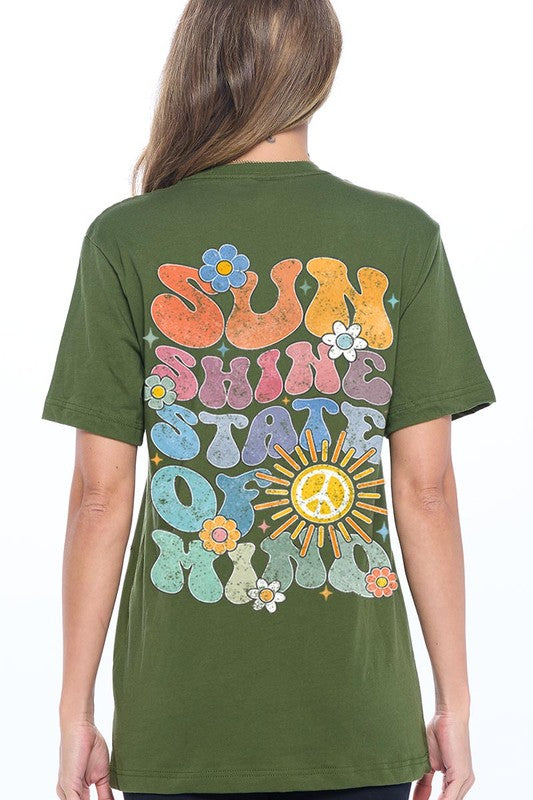 Sunshine State of Mind Back Graphic T Shirts