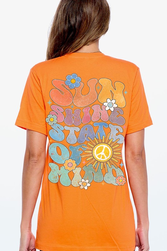 Sunshine State of Mind Back Graphic T Shirts