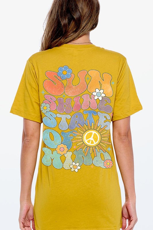 Sunshine State of Mind Back Graphic T Shirts