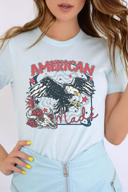 American Made Eagle Graphic T Shirts