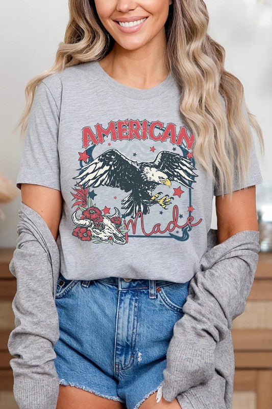 American Made Eagle Graphic T Shirts