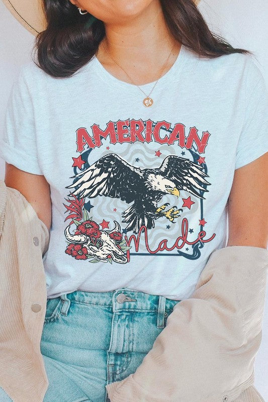 American Made Eagle Graphic T Shirts
