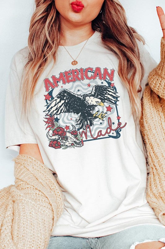American Made Eagle Graphic T Shirts