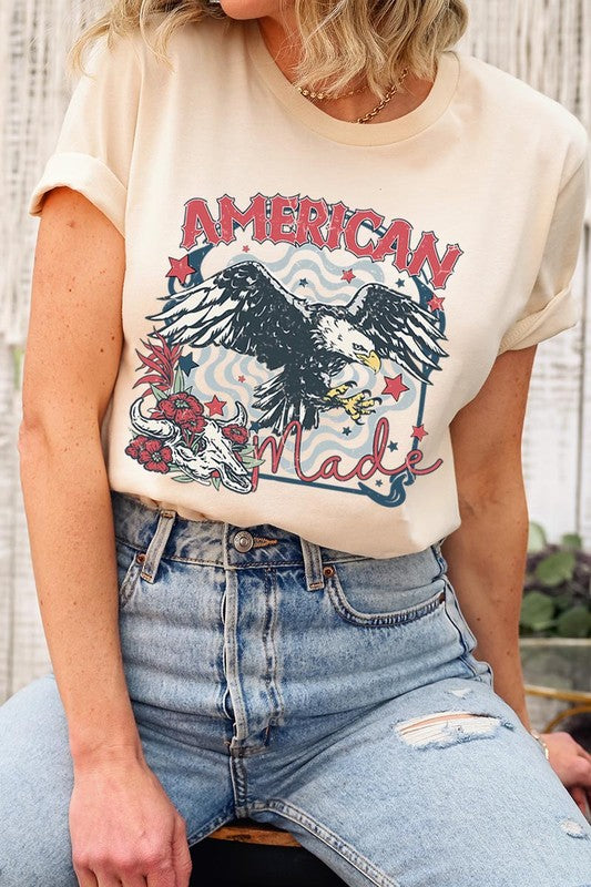 American Made Eagle Graphic T Shirts