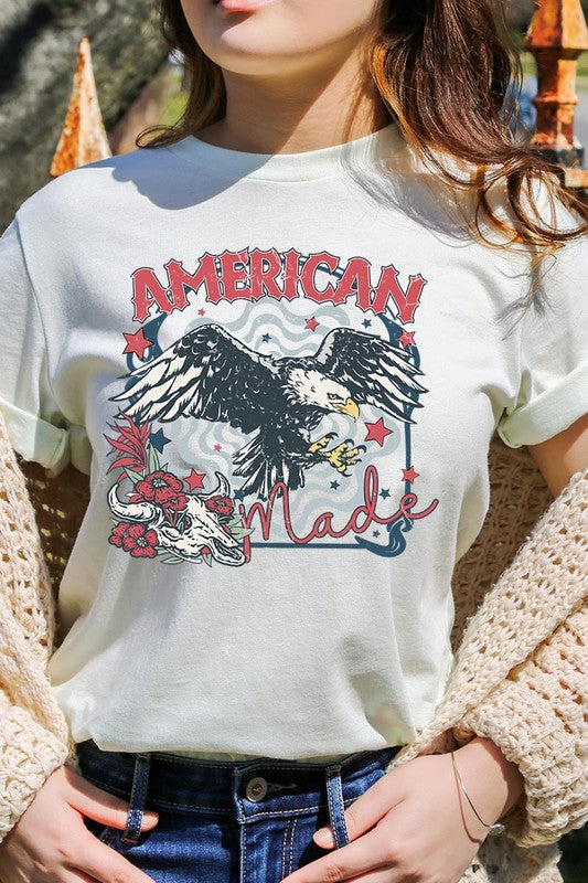 American Made Eagle Graphic T Shirts