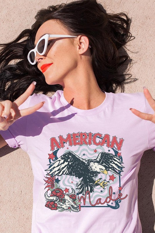American Made Eagle Graphic T Shirts