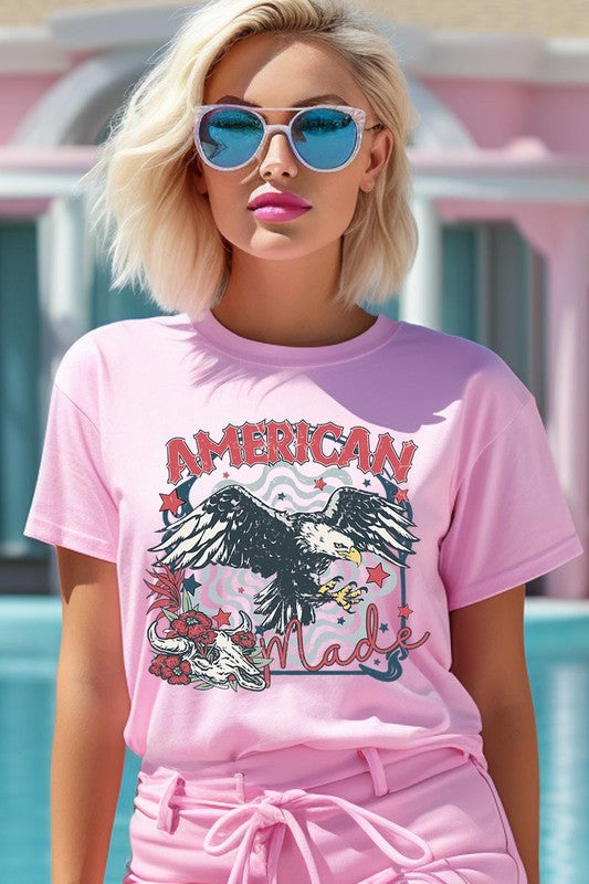 American Made Eagle Graphic T Shirts
