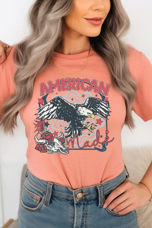 American Made Eagle Graphic T Shirts