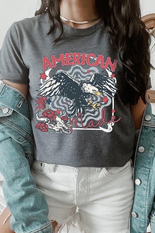 American Made Eagle Graphic T Shirts