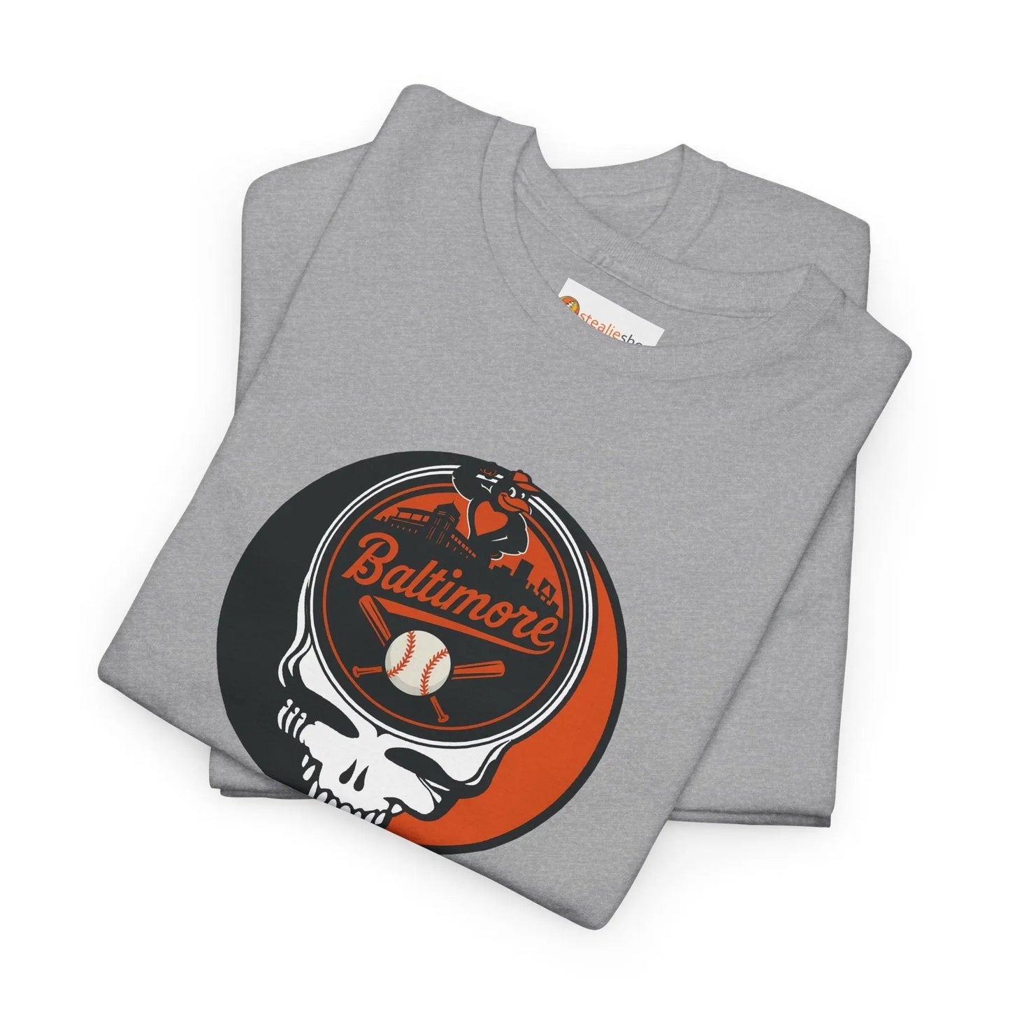 Baltimore Orioles Steal Your Face T-Shirt MLB The Ballpark Collection