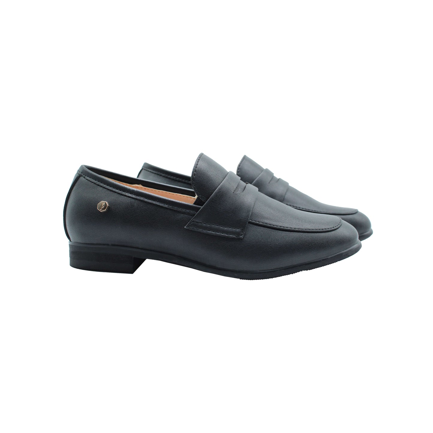 Black Leather Boys Dress Shoe