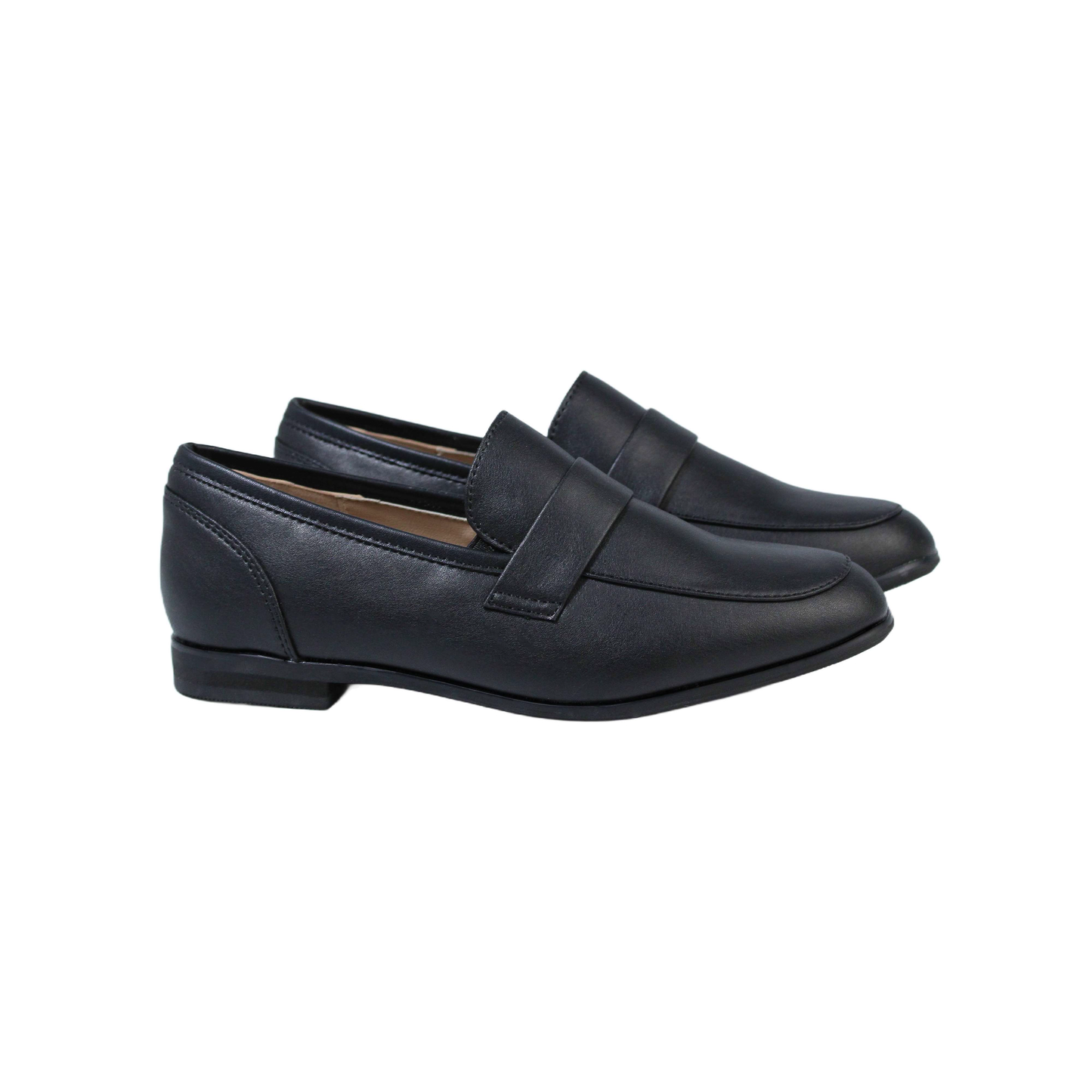 Black Leather Dress Shoe Boys Fintoes
