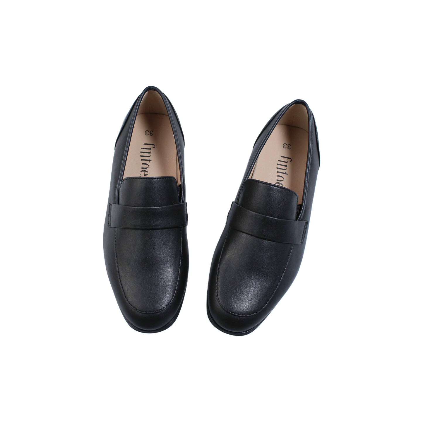 Black Leather Dress Shoe Boys Fintoes