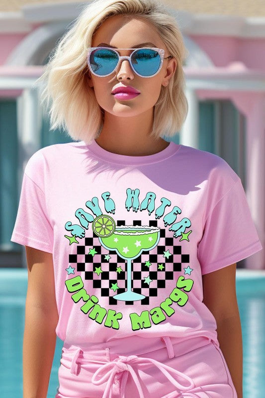 Save Water Drink Margs Graphic T Shirts