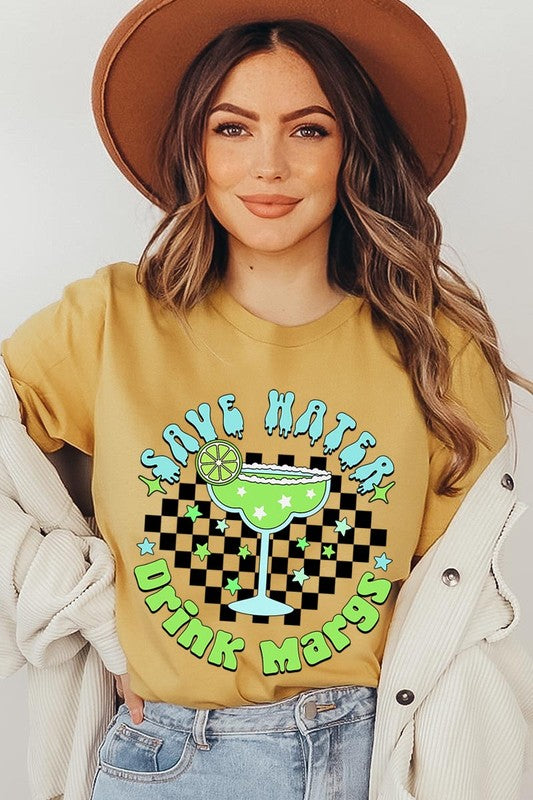 Save Water Drink Margs Graphic T Shirts