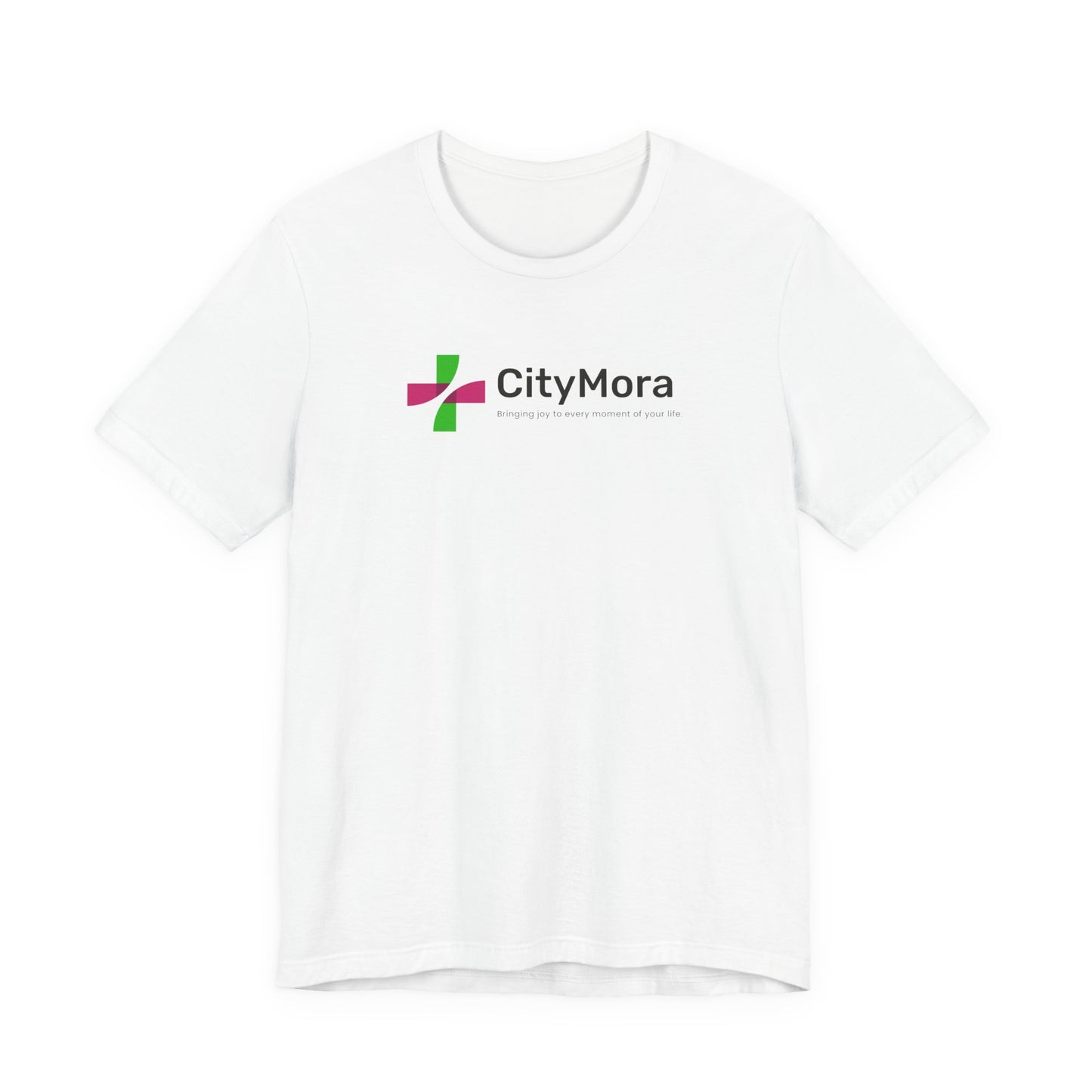 Casual Unisex Tee - 'CityMora' Motivational Short Sleeve Shirt