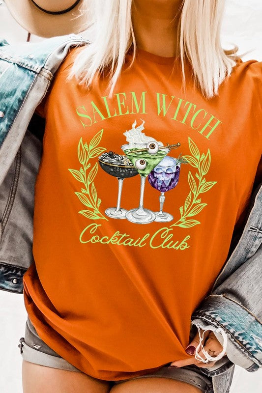 Salem Witchy Cocktail Club Graphic T Shirts