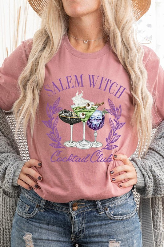 Salem Witchy Cocktail Club Graphic T Shirts