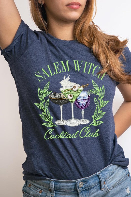 Salem Witchy Cocktail Club Graphic T Shirts