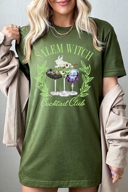 Salem Witchy Cocktail Club Graphic T Shirts