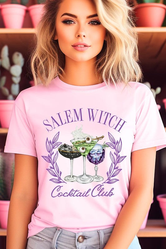 Salem Witchy Cocktail Club Graphic T Shirts