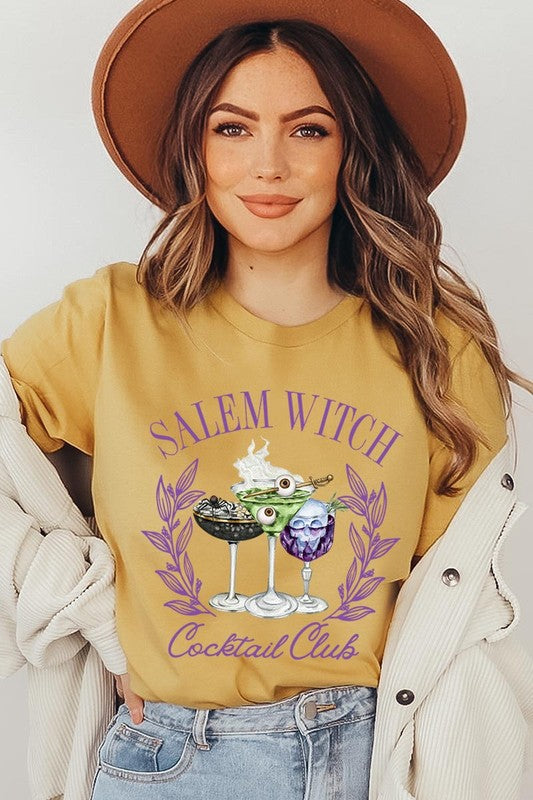Salem Witchy Cocktail Club Graphic T Shirts