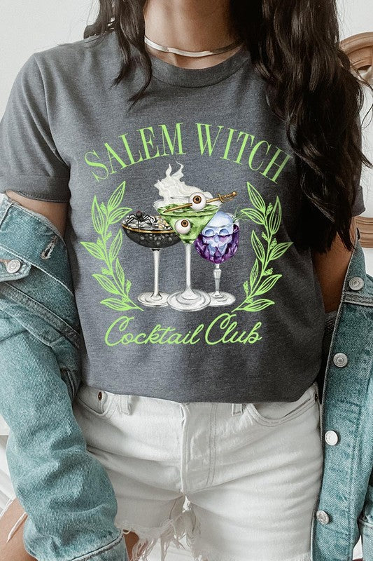 Salem Witchy Cocktail Club Graphic T Shirts