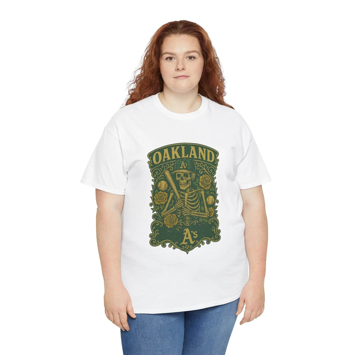 Oakland Baseball Edition Retro Poster Art T-shirt The Ballpark Collection