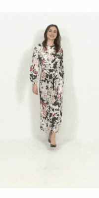 Satin Lightweight Wrap Dress with Front Tie