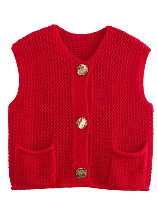 Knit Sweater Vest Vest