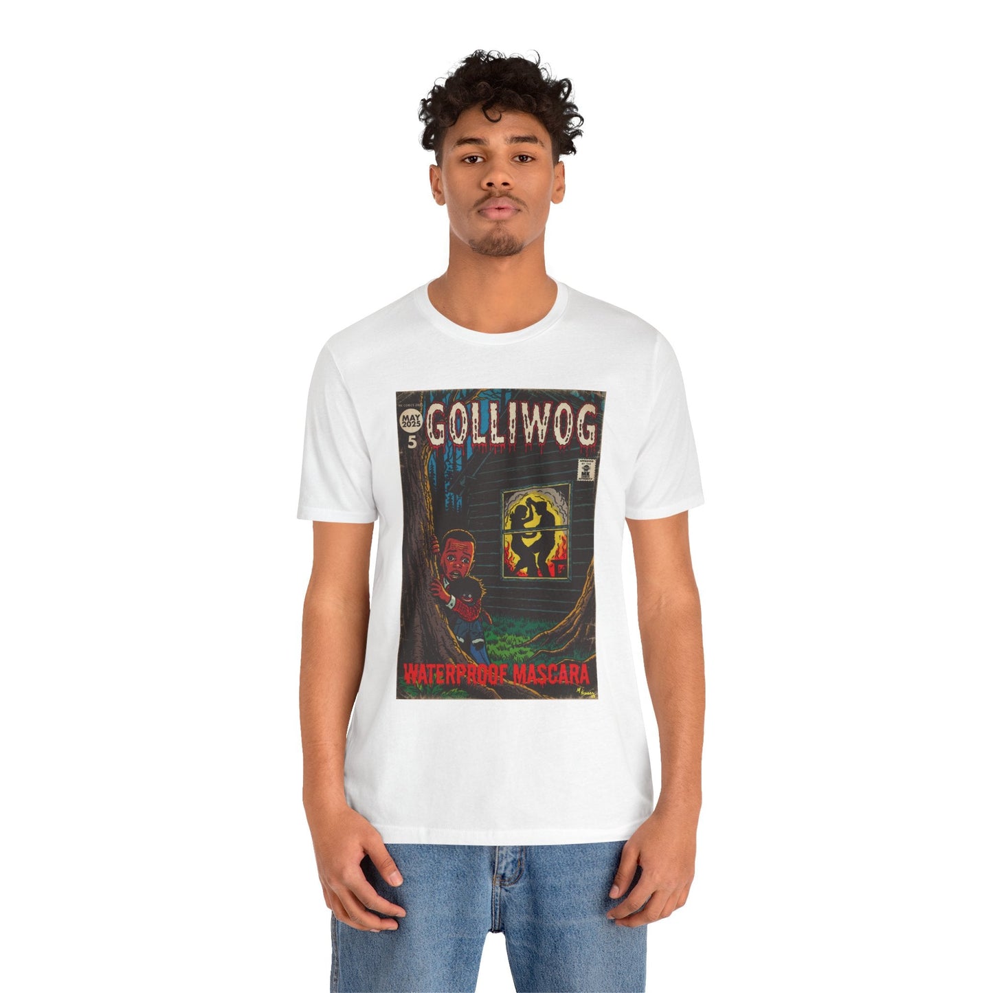 Waterproof Mascara Unisex Jersey Short Sleeve Tee Golliwog