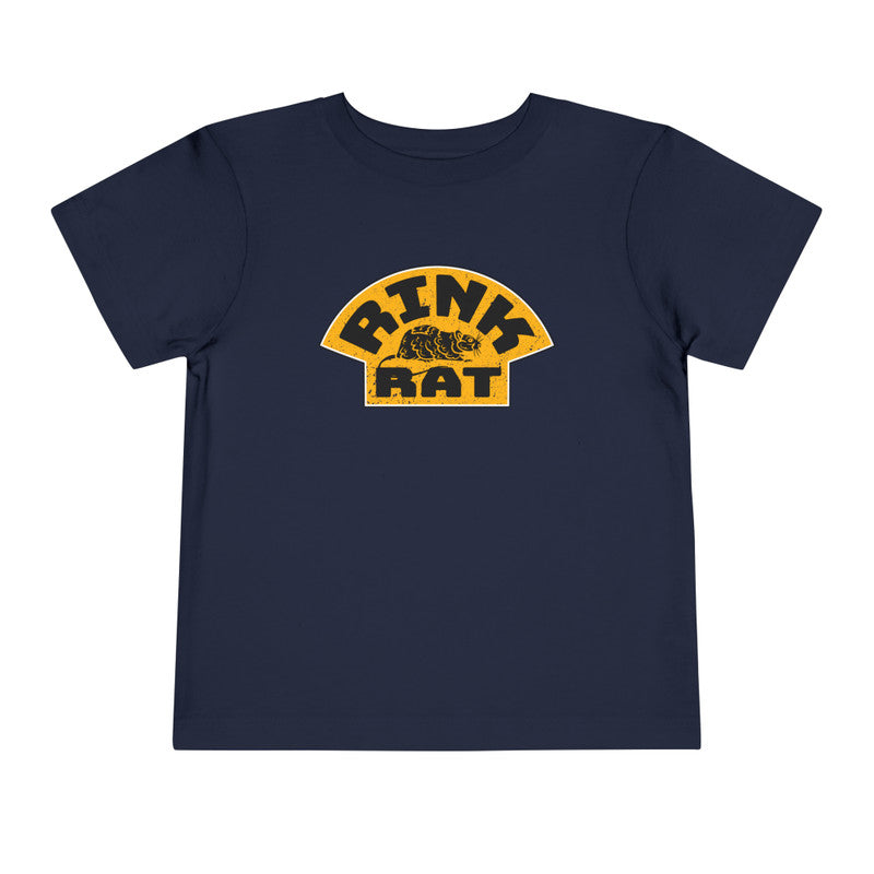Rink Rat Hockey Toddler T-Shirt Combed Cotton Iron+Steel