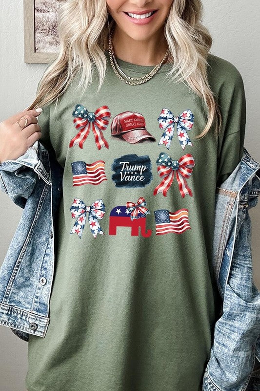 Coquette Trump Graphic Plus Heavy Cotton Tee Gildan