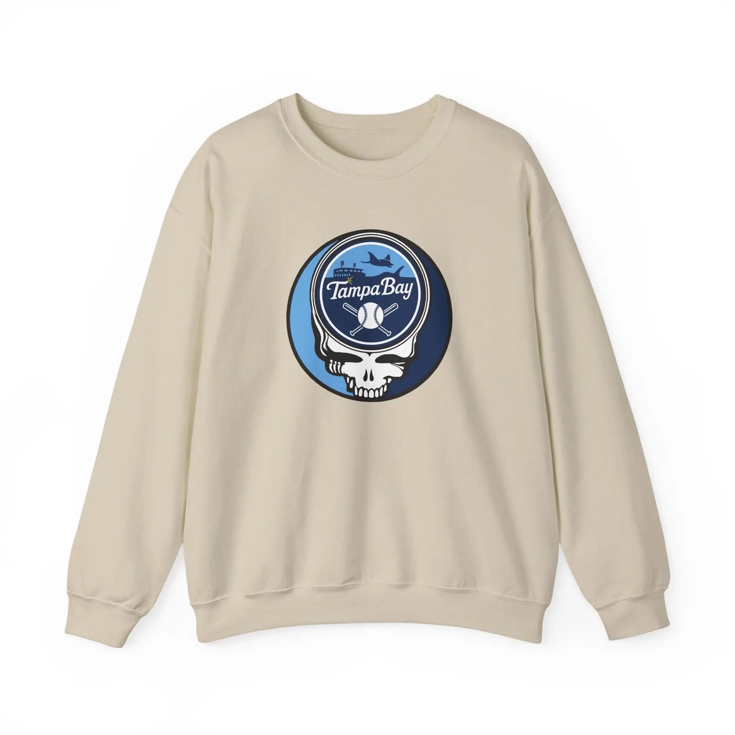 Grateful Dead Stealie Tampa Bay Baseball Edition Crewneck Sweatshirt