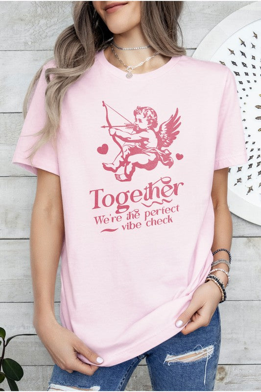 Cupid Valentine's Graphic Tee 100% Eco-Friendly Cotton
