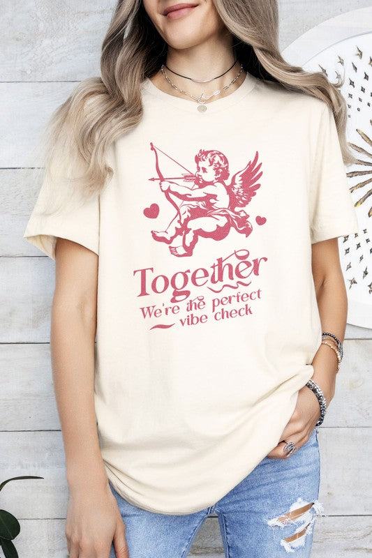Cupid Valentine's Graphic Tee 100% Eco-Friendly Cotton