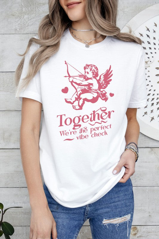Cupid Valentine's Graphic Tee 100% Eco-Friendly Cotton