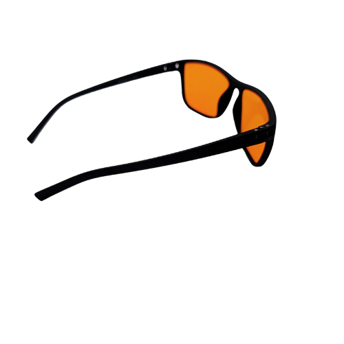 Moonwalkerz Blue Light Blocking Sleep Glasses Matte Black Kingseven Design