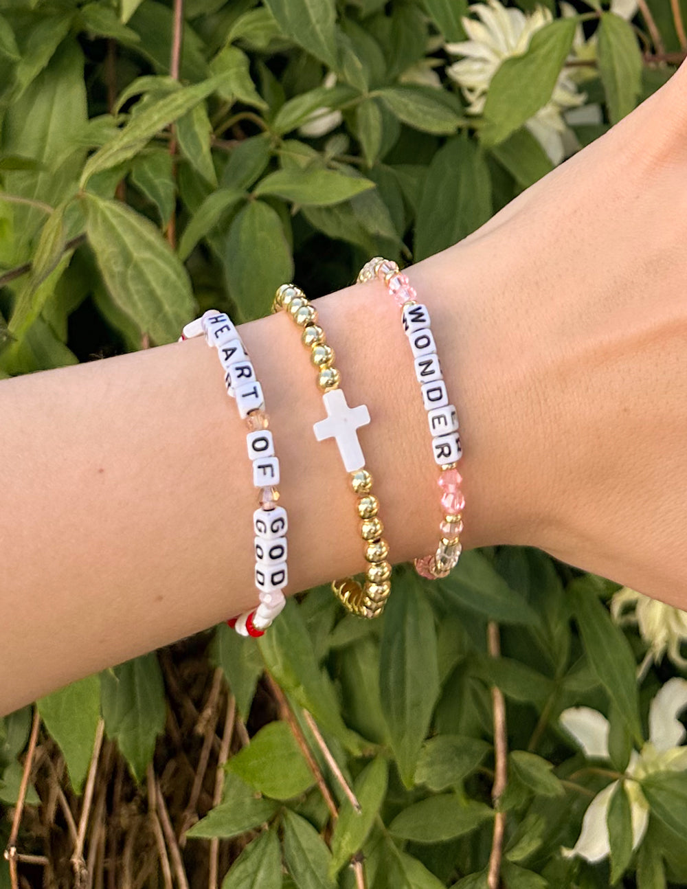 Wonder Letter Bracelet Letter Bracelet Elevated Faith