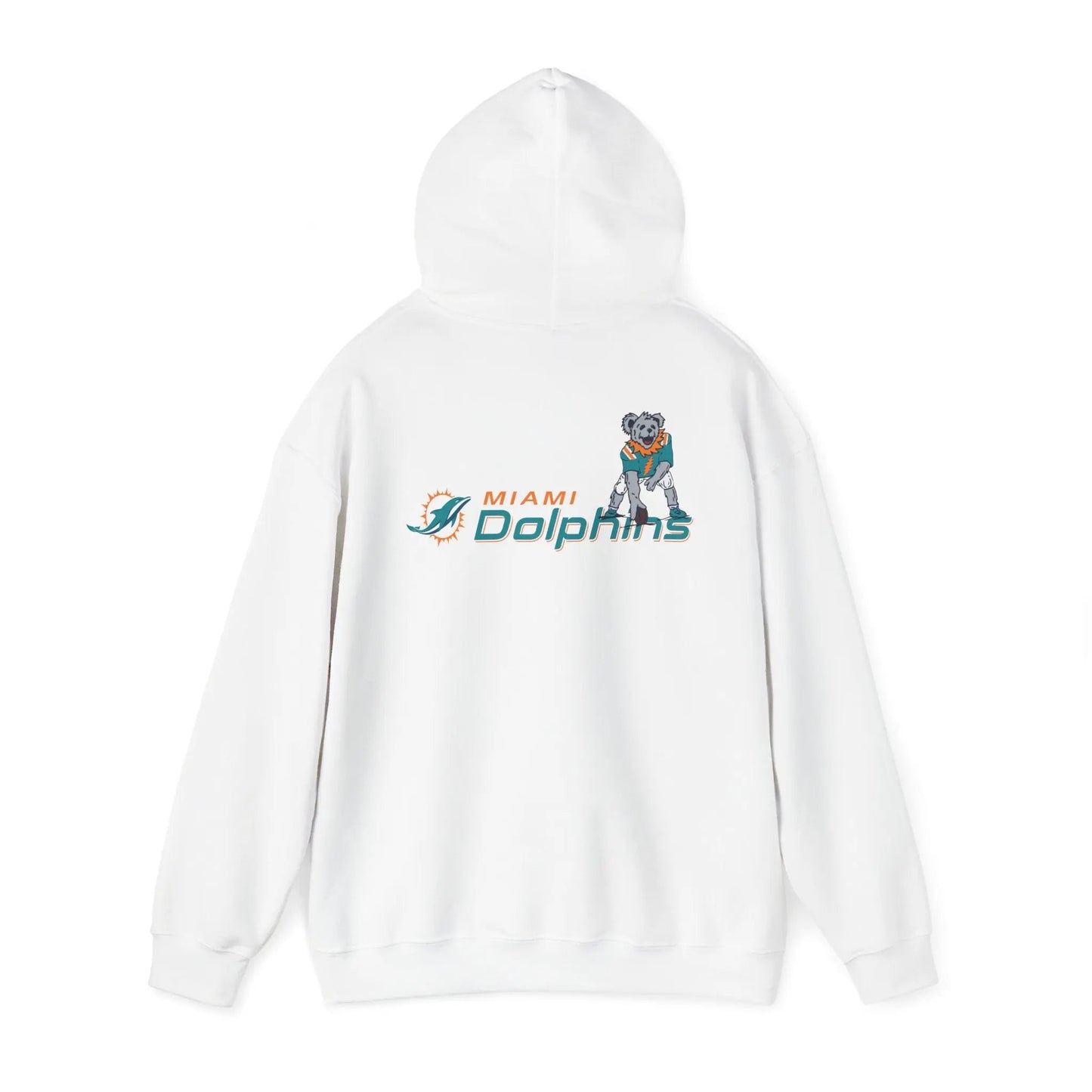 Miami Dolphins Dancing Bear Unisex Hoodie Two-Sided The Gridiron Collection