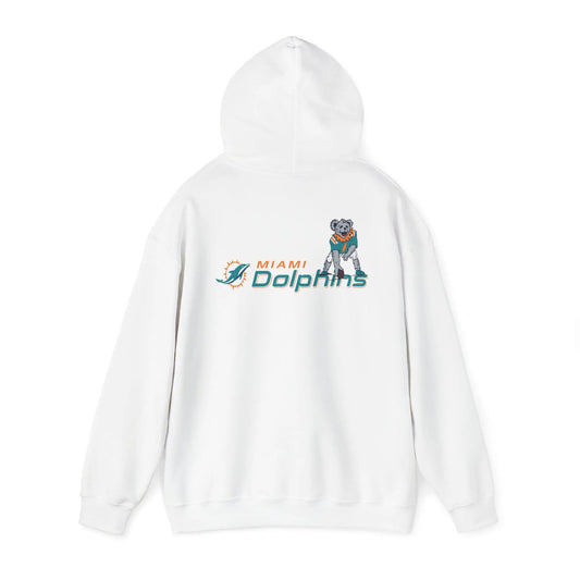 Miami Dolphins Dancing Bear Unisex Hoodie Two-Sided The Gridiron Collection