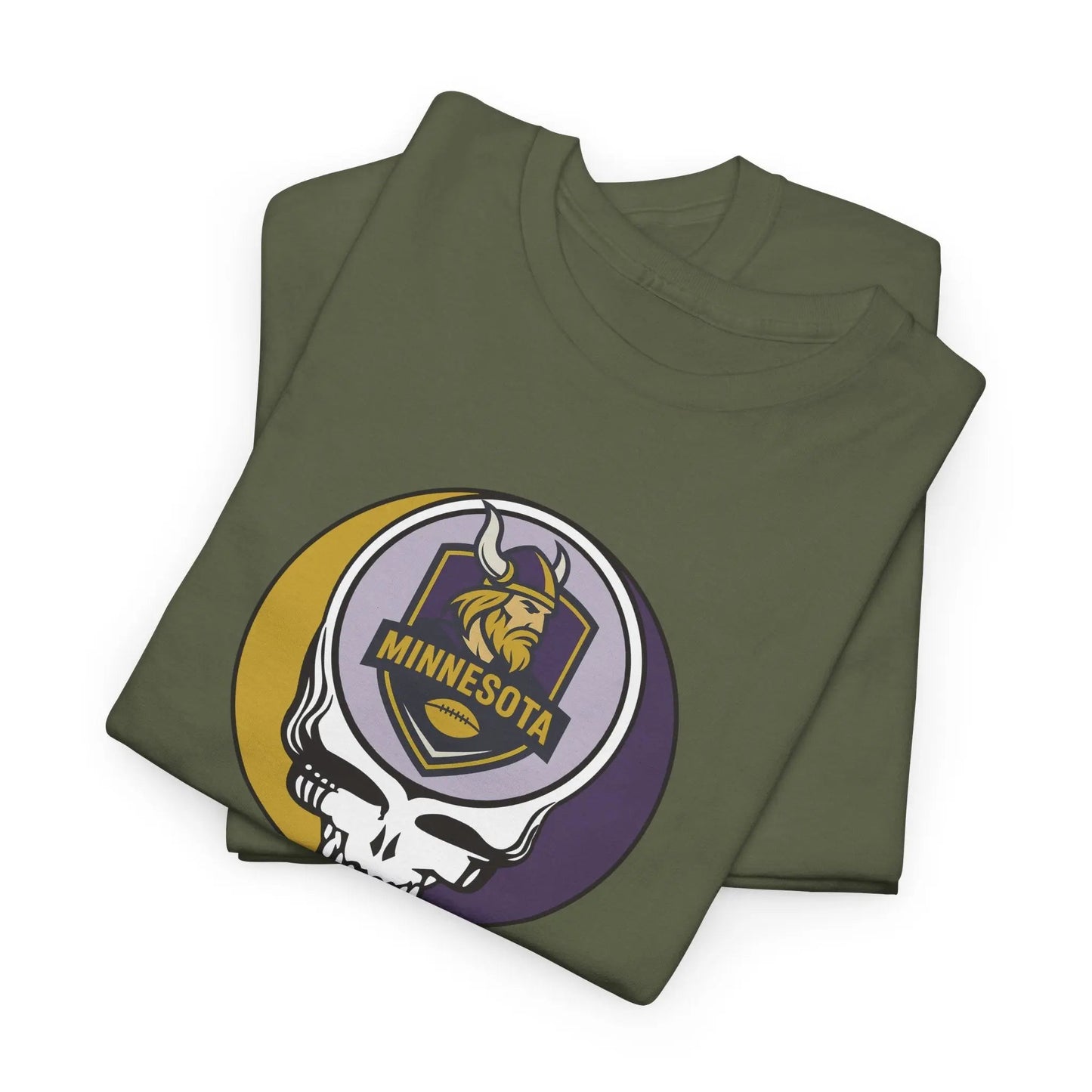 Minnesota Vikings Stealie Cotton Unisex Grateful Dead Tee The Gridiron Collection