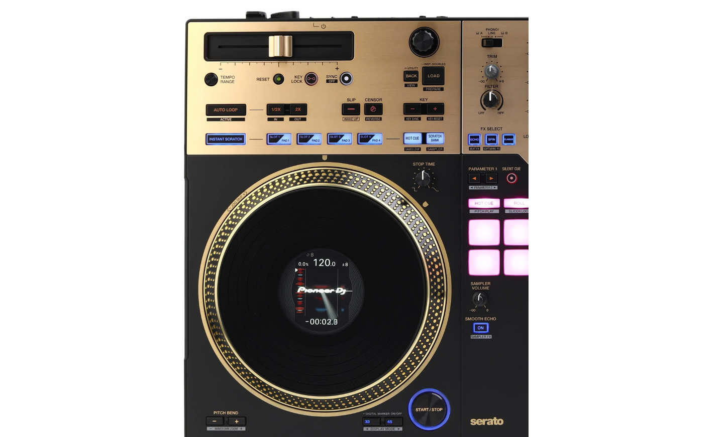 Pioneer DJ DDJ-REV7 Limited Edition Gold 2-deck Serato DJ Controller