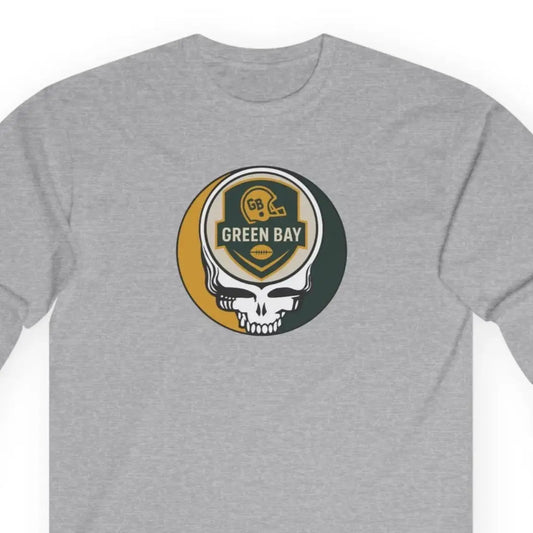 Green Bay Packers Stealie Ultra Cotton Long Sleeve Tee The Gridiron Collection